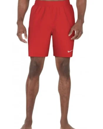 Pantaloni scurti de baie  Essential 7 M, material sintetic 796901, Rosu