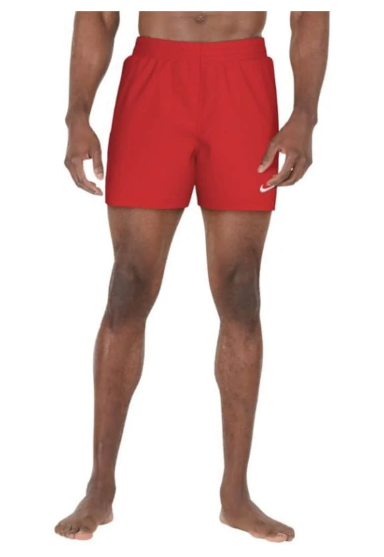 Pantaloni scurti de baie  Essential 5, material: sintetic 670463, Rosu