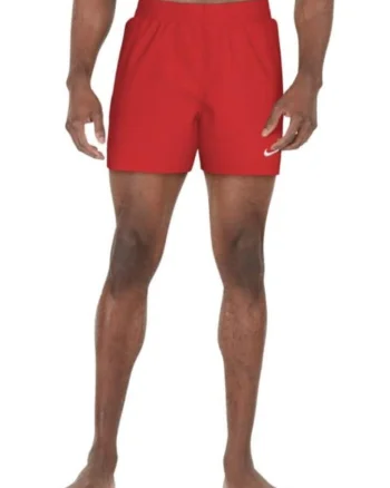 Pantaloni scurti de baie  Essential 5, material: sintetic 670463, Rosu