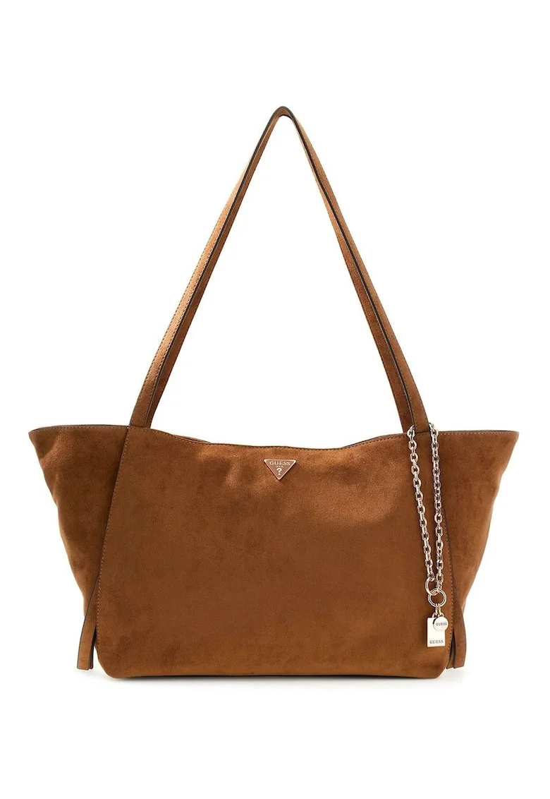 Geanta shopper din piele intoarsa ecologica Devon III