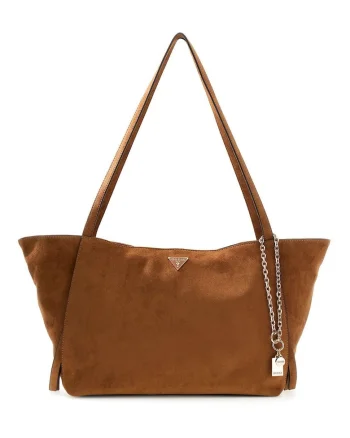 Geanta shopper din piele intoarsa ecologica Devon III
