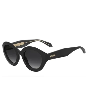Ochelari de soare cu lentile ovale, Negru