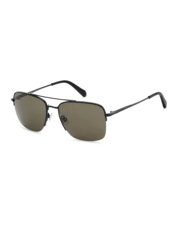 Ochelari de soare aviator cu lentile uni, Negru
