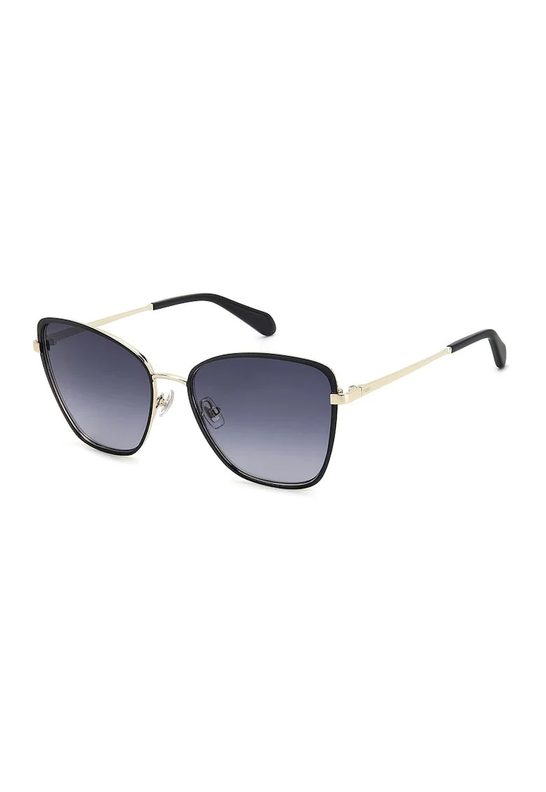 Ochelari de soare butterfly cu lentile in degrade, Auriu/Negru