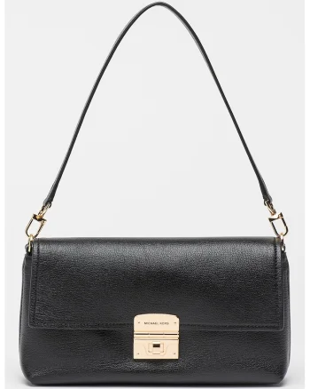 Geanta de piele Addie, Negru