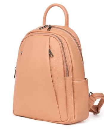 Rucsac din piele naturala Thomas roz
