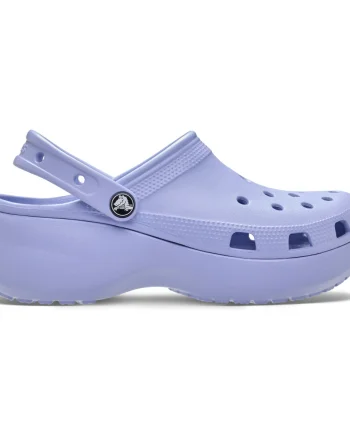 Saboți Crocs Women's Classic Platform Clog Albastru - Blue Haze