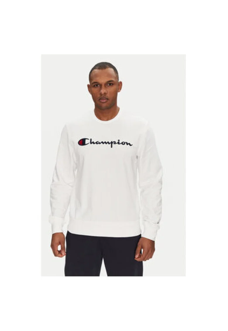 Bluza barbati  220727, Bumbac/Poliester, Alb, Alb