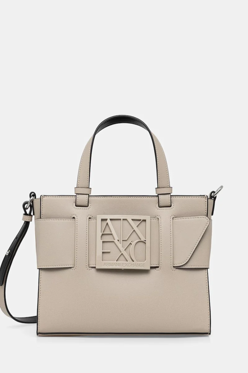 Armani Exchange geantă pentru femei cu imitație de piele
