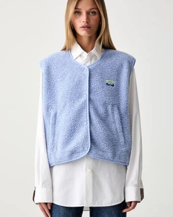 American Vintage vestă pentru femei din polar