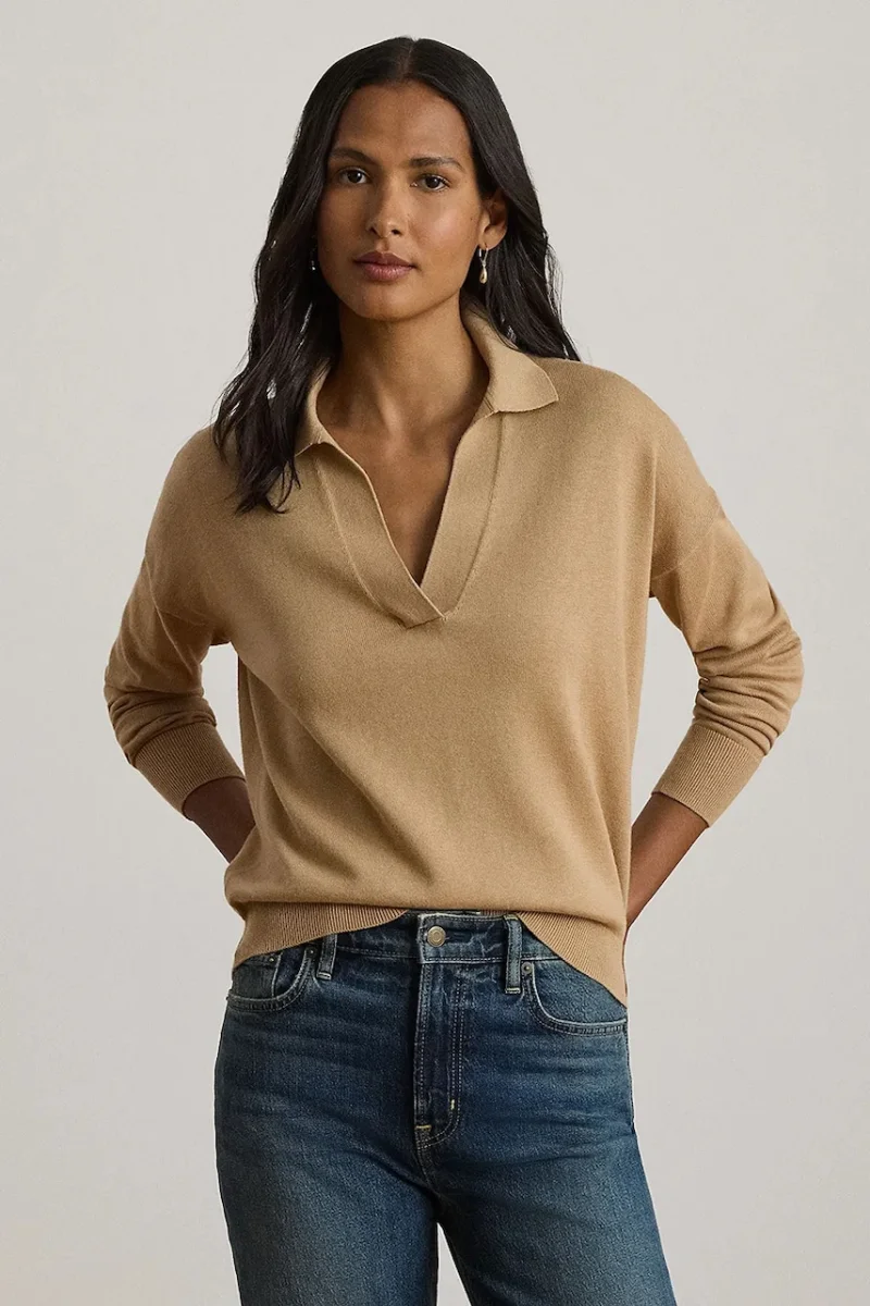 Lauren Ralph Lauren pulover pentru femei, cu bumbac