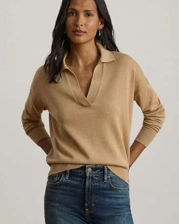 Lauren Ralph Lauren pulover pentru femei, cu bumbac