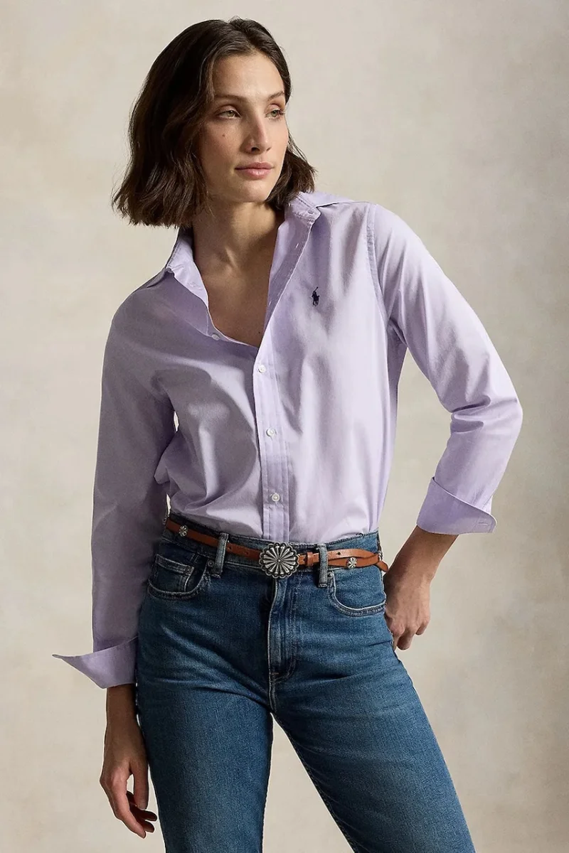 Polo Ralph Lauren cămașă pentru femei din bumbac