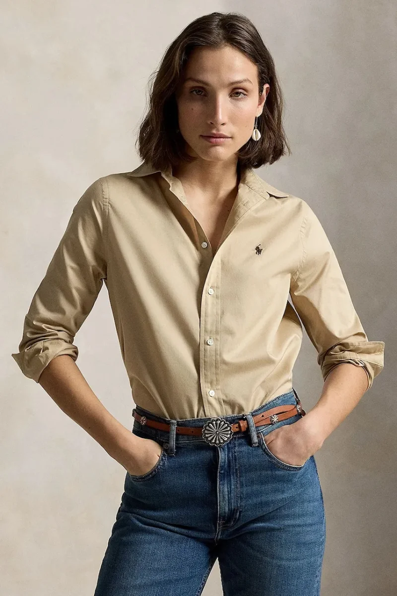 Polo Ralph Lauren cămașă pentru femei din bumbac