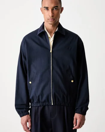 Drôle de Monsieur geacă de tranziție pentru bărbați din bumbac cu elastan Le Blouson DrUle