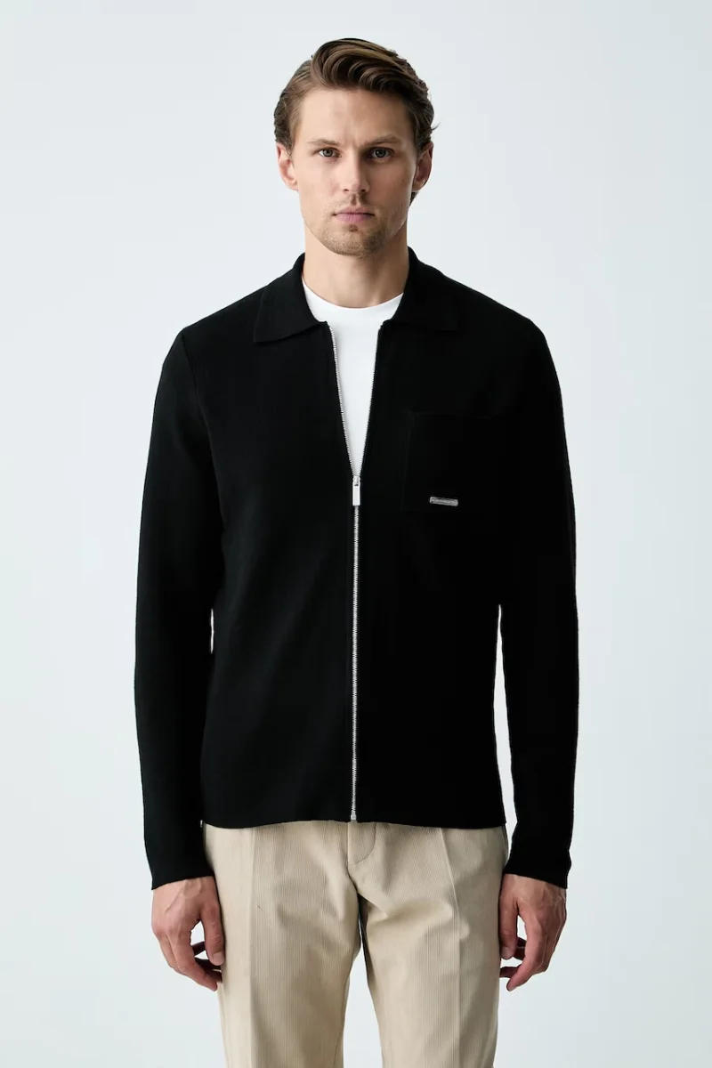 Karl Lagerfeld cardigan pentru bărbați cu vâscoză