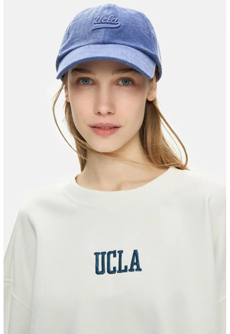 Sapca cu broderie logo unisex Fortuno, Albastru indigo