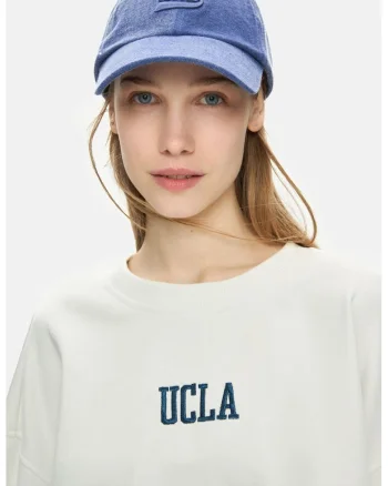 Sapca cu broderie logo unisex Fortuno, Albastru indigo