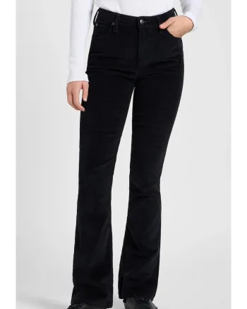 Pantaloni dama  Breese Bootcut, negru, evazati