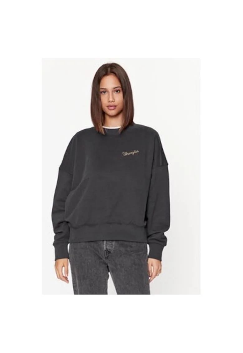 Bluza dama,  303302344, Bumbac/Poliester, M INTL, Negru