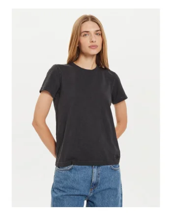 Tricou dama,  304287633, Bumbac, Negru, Negru