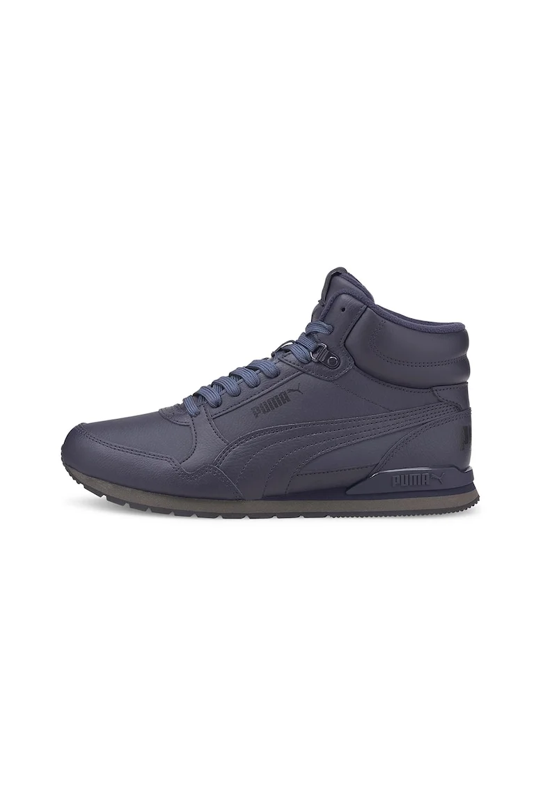 Pantofi sport mid-high unisex de piele ST Runner v3, Albastru inchis