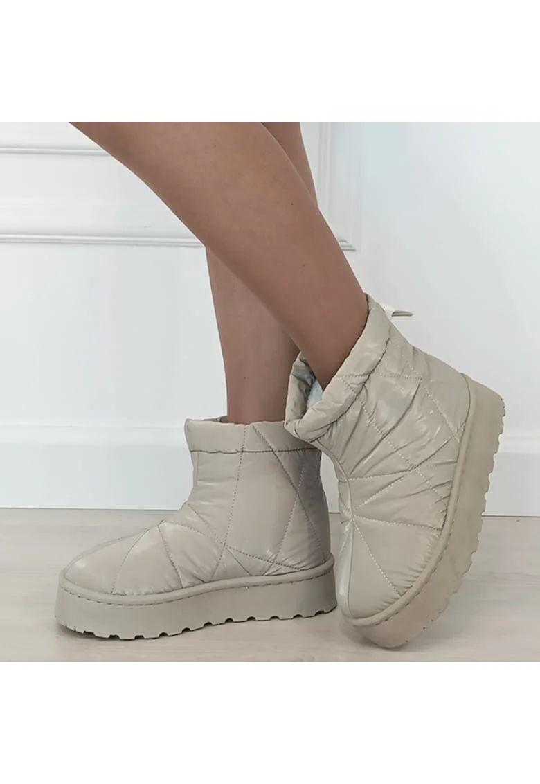 Ghete impermeabile kaki deschis B-DAV8651 112 11070, Kaki