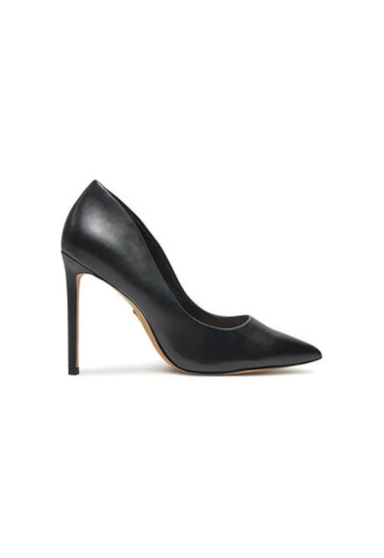 Pantofi dama  13802355, Piele naturala, Negru, Negru
