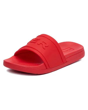 Papuci copii  rosu, material sintetic,