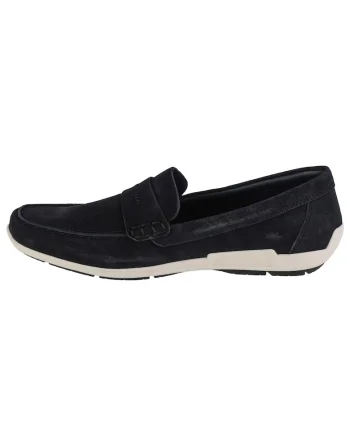 Mocasini barbati, Piele intoarsa 46184, Bleumarin