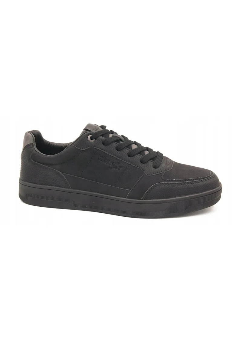 Tenisi barbati  Woody Low, negri, piele ecologica,