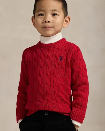 Polo Ralph Lauren pulover de bumbac pentru copii
