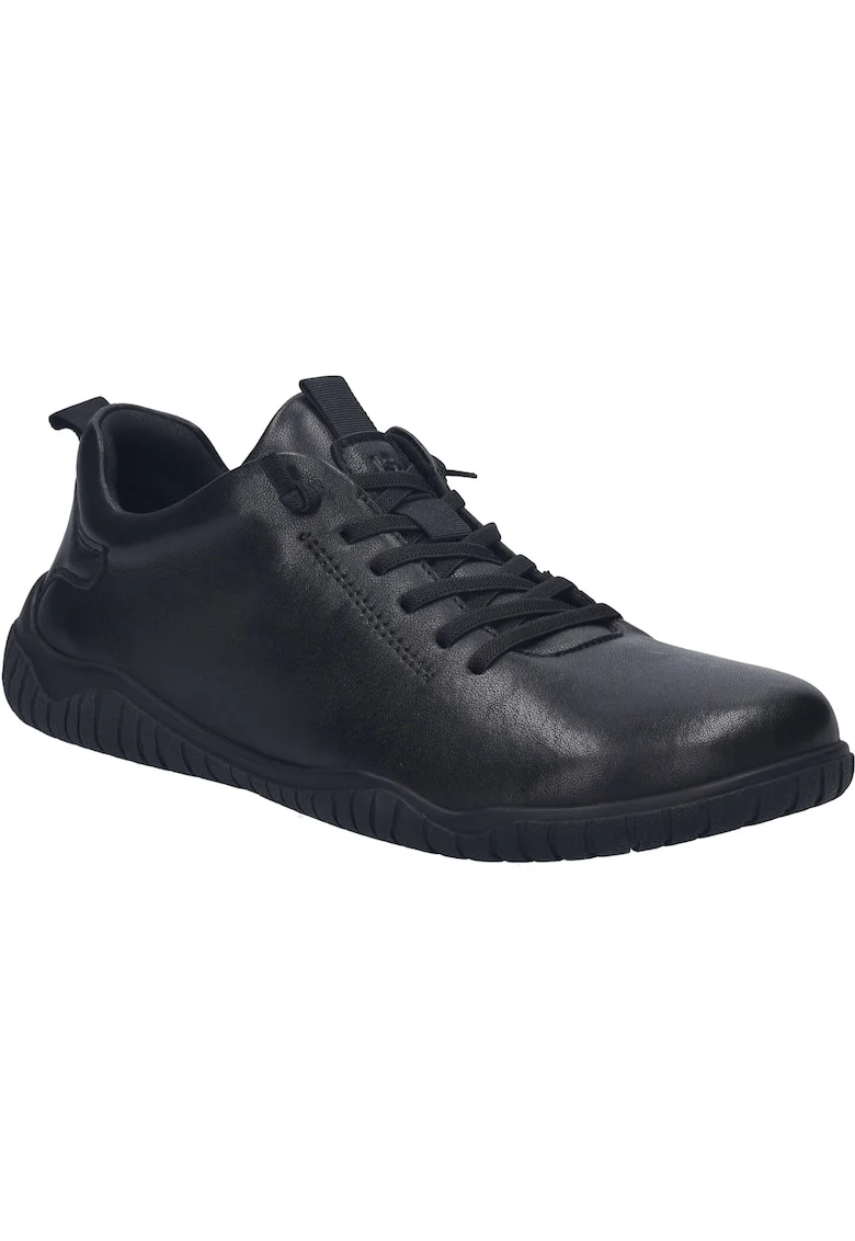 bărbați,  Wallace 04, piele naturală, negru, Negru