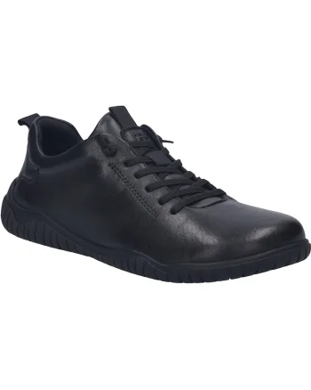 bărbați,  Wallace 04, piele naturală, negru, Negru