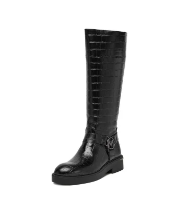 Cizme dama,  negre, textil