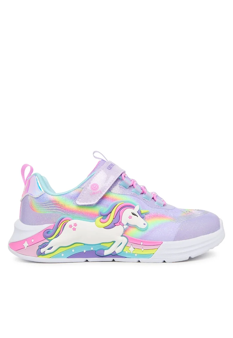 Tenisi copii,  Unicorn Chaser, multicolor, textil,