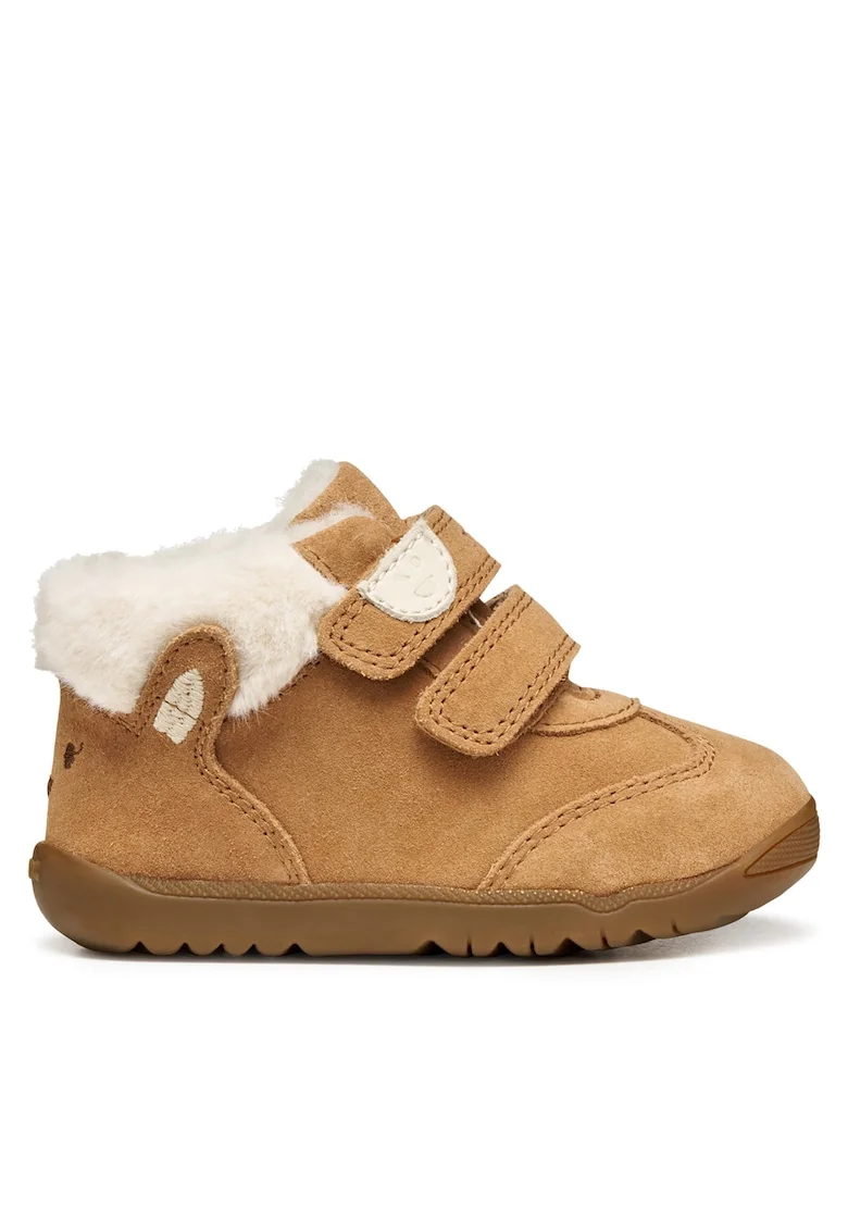 Pantofi copii,  fete, piele naturala, culoare maro