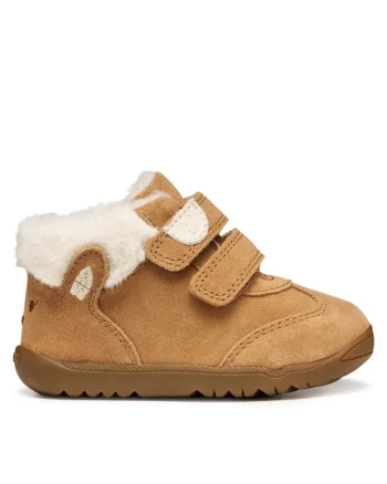 Pantofi copii,  fete, piele naturala, culoare maro