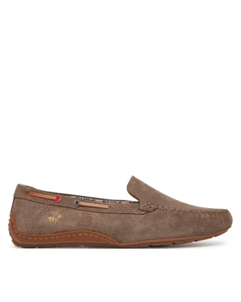 Mocasini dama,  piele naturala, maro