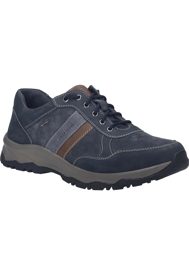 Leroy 56, piele naturală, albastru, Albastru