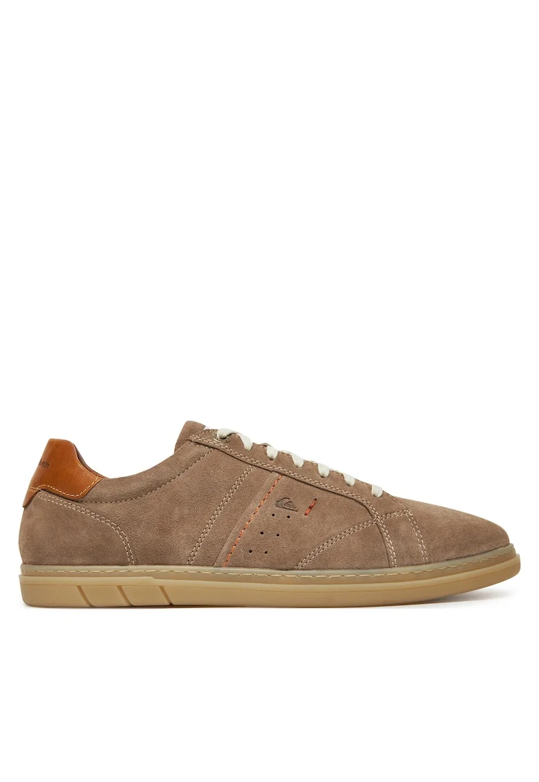 Tenisi barbati  JAYDEN-01, piele naturala, bej,