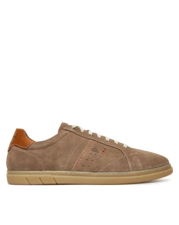 Tenisi barbati  JAYDEN-01, piele naturala, bej,