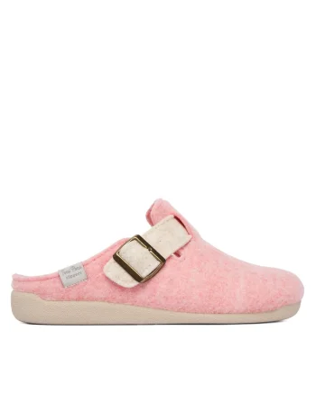 Papuci dama  model Rosa, culoare roz, de casa