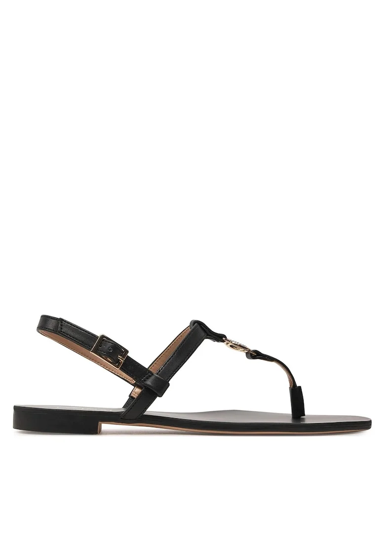Sandale dama,  model Nero 00006, piele ecologica, negru,