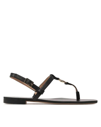 Sandale dama,  model Nero 00006, piele ecologica, negru,