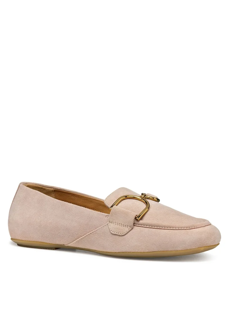 Mocasini dama  model Rose D Palmaria, piele naturala, culoare roz,