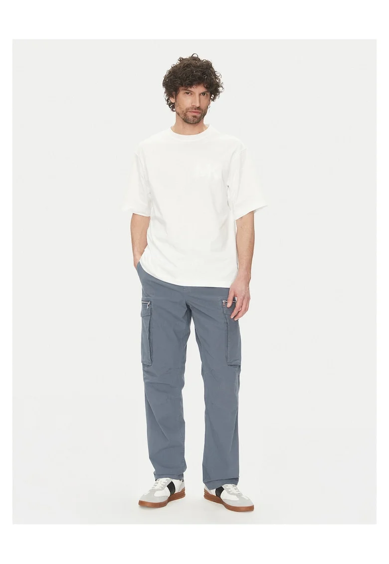 Tricou barbat,  bumbac, alb