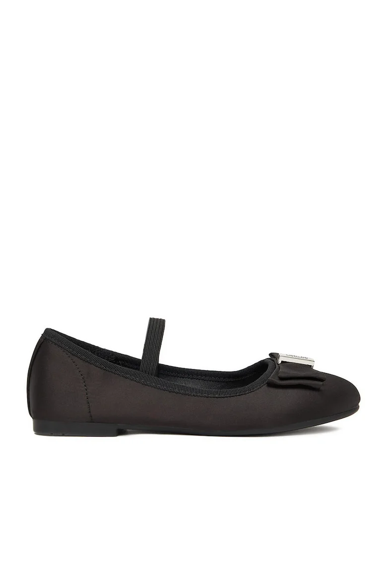 Balerini fete,  negru, tesatura textila