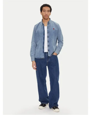 Camasa barbati,  denim, albastru