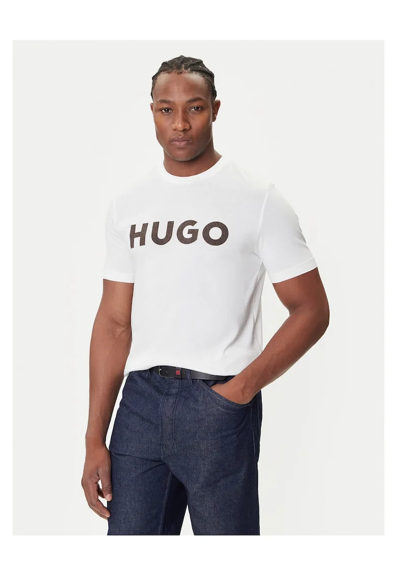 Tricou barbati  ecru, bumbac,